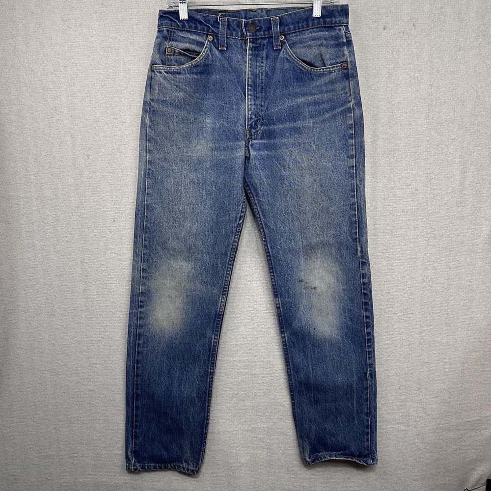 Vtg Levi's 505 Straight Leg Jeans Orange Tab Men's 32X30 Nov 1980 Made In USA